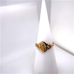 James Avery Petite Spanish Swirl 14K Yellow Gold Ring